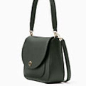 Kate Spade Medium Flap Kailee Bag in Evergreen